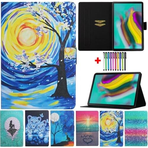 Flip Stand Tablet Case For Samsumg Galaxy Tab A7 Lite Case 2021 8.7 SM-T220 Shell For Galaxy Tab A7 Case 10.4 SM-T500 T505 Cover