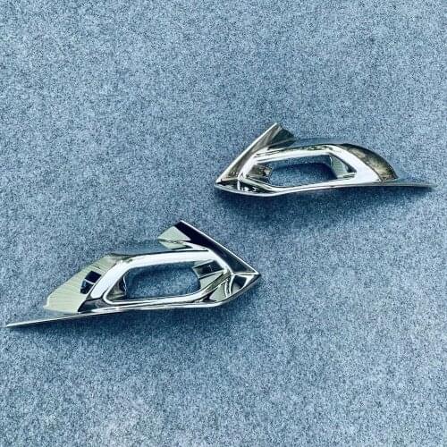 For Nissan Note E13 2021 2022 ABS Chrome Front Fog Light Cover Trim Bezel Garnish Lamp Foglight Bumper car styling Accessories