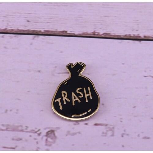 Trash Enamel Pin