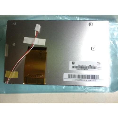 G070Y2-T02 new original package 7 inch LCD screen resolution Chi Mei Industrial 800*480