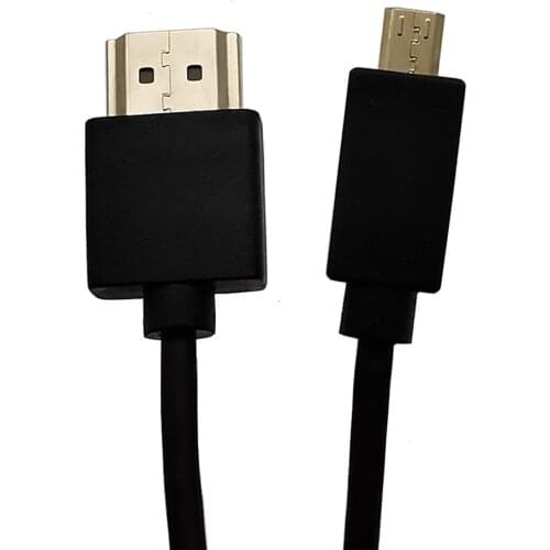 4k*2k@60Hz Spring HDMI HD Data Cable Digital Camera Video Camera MicroHDMI Cable Version 2.0