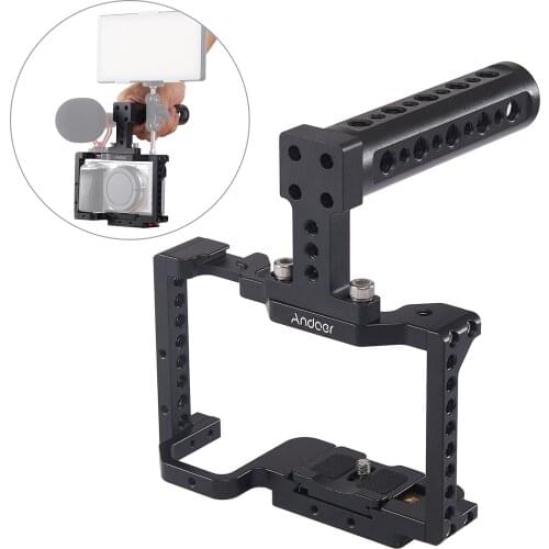 Photography Camera Cage Video Film Movie Making Stabilizer Aluminum Alloy Shoe Mount for Sony A6500/A6400/A6300/A6000/NEX7