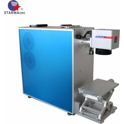Integrated starma cnc 30W 50w Fiber laser marking machine laser marker Raycus max source