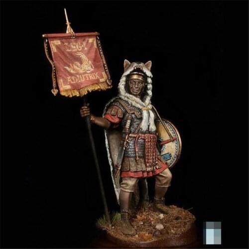 1/32 Scale Model Resin Kit Roman War Soldier Assembly Models Figure Resin Kit Model Colorless Self-Assembled Toy