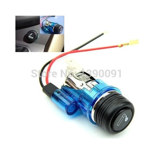 NoEnName_Null 12V 120W Car Motorcycle Motorbike Cigarette Lighter Power Socket Plug Outlet B