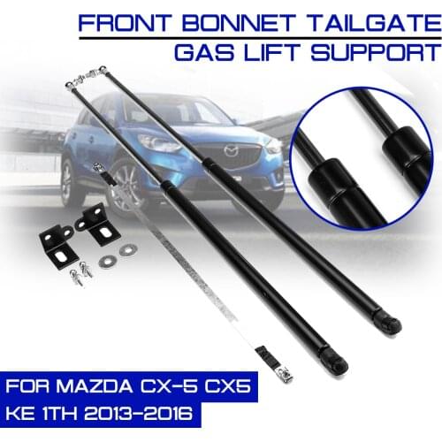 Car Interior Front Engine Cover Bonnet Hood Shock Lift Support Arm Gas Hydraulic Struts Bar For Mazda CX-5 CX5 KE 1th 2013-2016