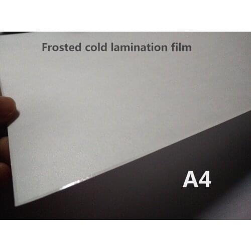 A4 size Cold Laminating Films Photo Cold Lamination Film