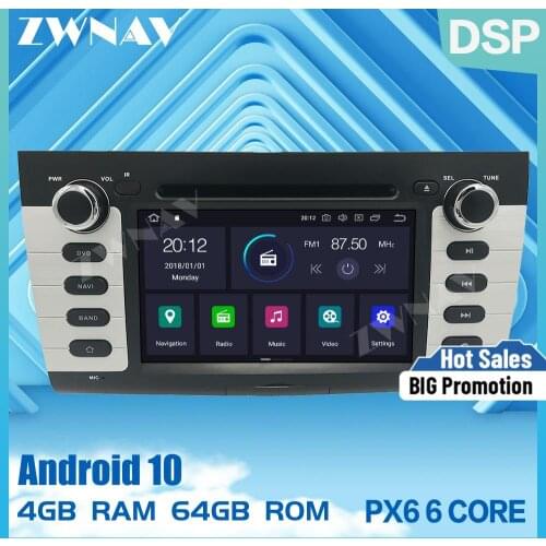 PX6 DSP IPS Screen 4+64G Android 10.0 Car GPS Navi Radio Audio stereo For SUZUKI SWIFT 2004-2010 DVD multimedia Player head unit