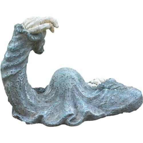 Garden Grim Reaper Statue Resin Decor Horror Halloween Garden Ornament With A Creepy Effect Handmade Gift Cultural Meaning
