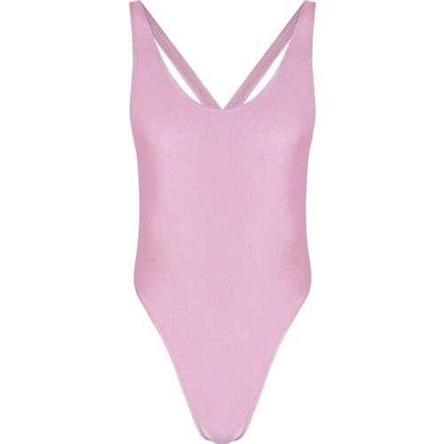 Sissy Lingerie Sexy Bodysuit for Men Gay Underwear Stretchy Solid Sleeveless Backless Erotic Body Suit Nightwear Crossdresser