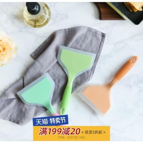Silicone spatula soup spoon kitchen household pancake fried egg fish cooking shovel kitchenware non-stick pan dedicated