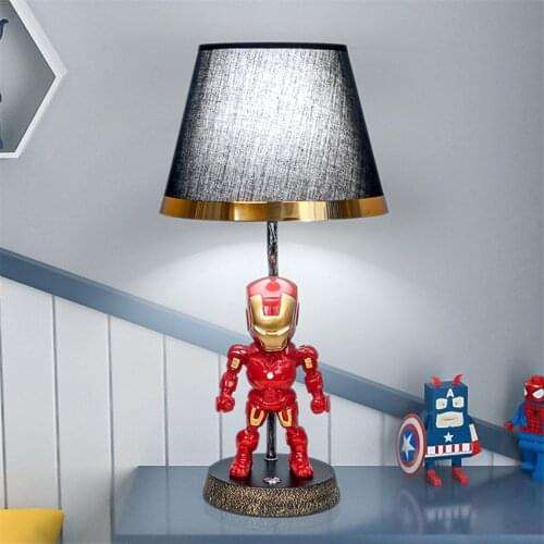 Nordic Childrens Room Cartoon Character Table Lamp Bedroom Bedside Lighting Study Room Reading Lamp Interior Design Table Light
