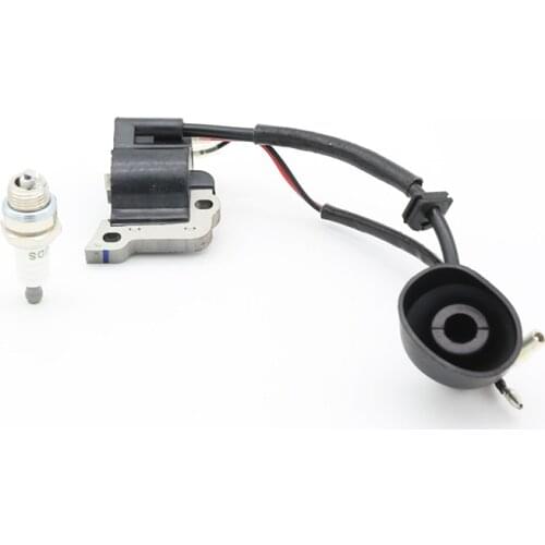 Ignition Coil Spark Plug Fit For Mitsubishi TU26 TU 26 32cc Grass Trimmer Lawnmower Garden Tools Spare Parts