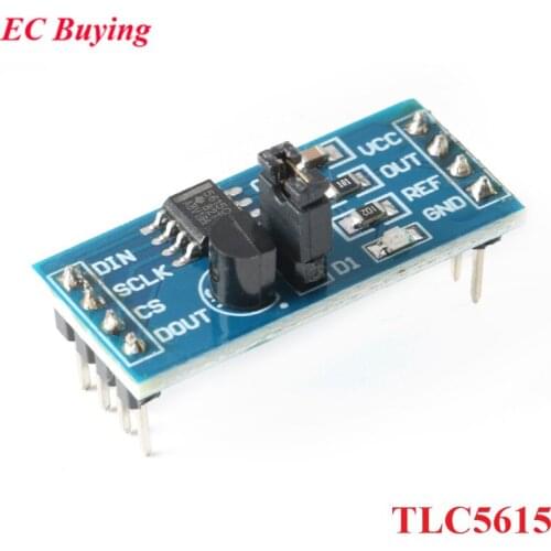 TLC5615 10 Bit Serial DAC Digital to Analog Conversion Module TL431 IC Converter 5V Power Supply Module