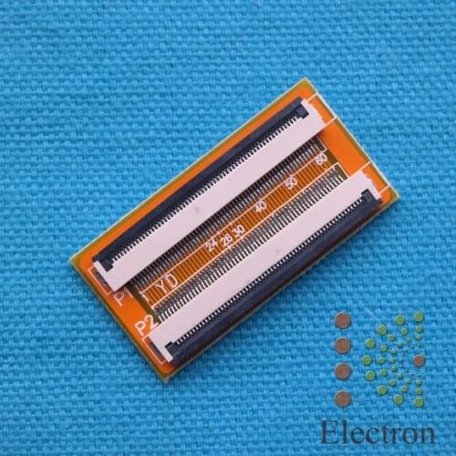 60 Pin to 60 Pin 0.5mm FFC Cable Extension Connector Adapter 2pcs/lot