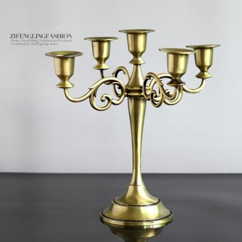 Vintage candlestick Home Decoration Living Room Dining Room Decoration Candlelight Dinner Decoration Wedding Decoration Gift