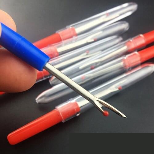 10Pc Plastic Handle Craft Thread Cutter Seam Ripper Stitch Unpicker Sewing Tool Cloth Diy Cross Stitch Seam Ripper Tool