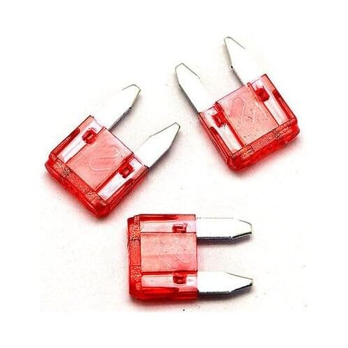 100PCS Small 10A Red Coded Blade Fuse Assorted Car Fuse for Auto Cars&Trucks