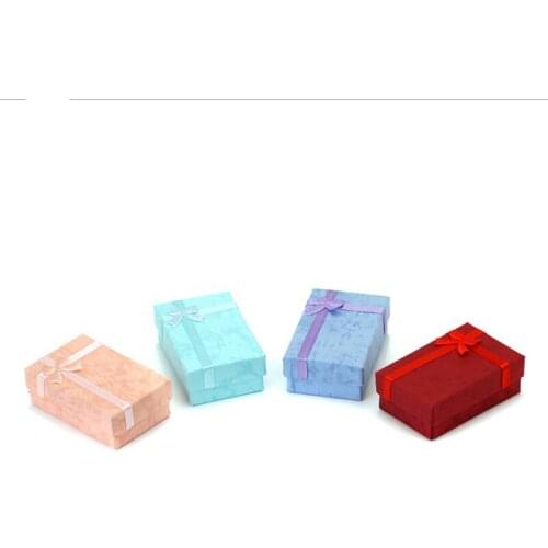 8pcs a lot sell Jewelry package ,5x8cm fashion pink/red color knot flower jewelry nice box A89 For bracelet/necklace box
