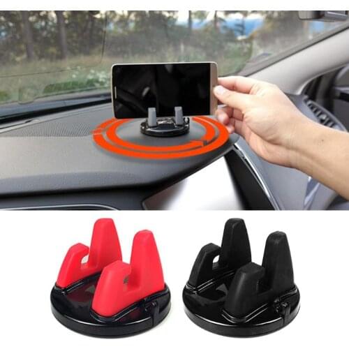 Car Phone Holder Stands Rotatable Support Anti Slip Mobile 360 Degree Mount Dashboard GPS Navigation Universal Auto Accessories