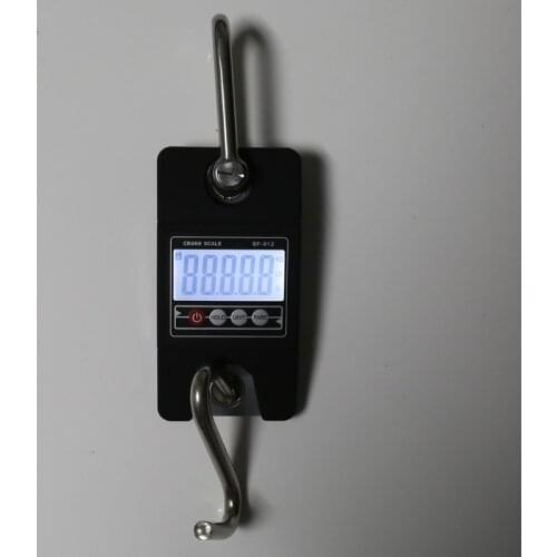 Digital Hanging Scale 300 KG / 660 LBS Industrial Crane Scale SF-912 Black for Home Farm Factory Hunting Dropship