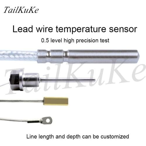 PT100 Temperature Sensor Probe High Precision K-type Thermocouple K-type PT100 Platinum Resistance Pt100