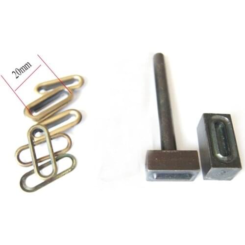 3/4 inch (20mm) oval Grommet tool, oval eye tool, grommer eyelet setter, oval eyelet setting tools