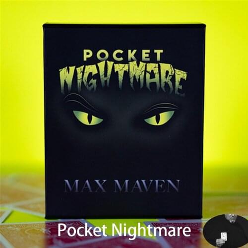 Pocket Nightmare By Max Maven Magic Tricks Stage Close-Up Magia Card Production Magie Mentalism Illusion Gimmicks Props