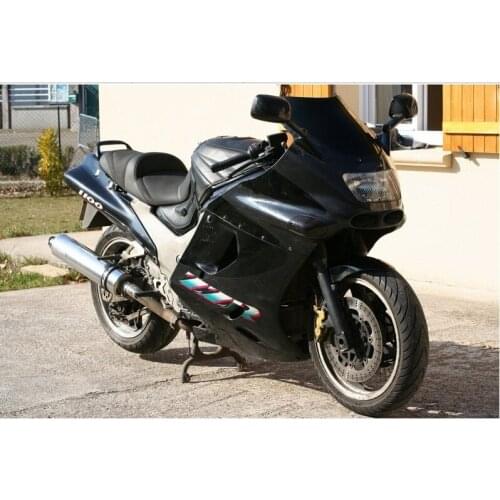 ABS Gloss black Fairing Kit for KAWASAKI Ninja ZZR1100 93 99 00 01 03 ZZR 1100 ZX11 1993 2001 2003 Fairings set+7gifts KM08