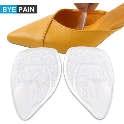 1Pair Medical Gel Forefoot Shoe Insole Metatarsal Pads Ball of Foot Cushions for Women High Heels to Pain Relief
