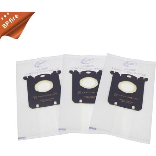 3 pcs/lot Vacuum Cleaner Bags S-Bag Dust Bag Accessories for Philips Tornado Vacuum Cleaner Filter and Dust Bags