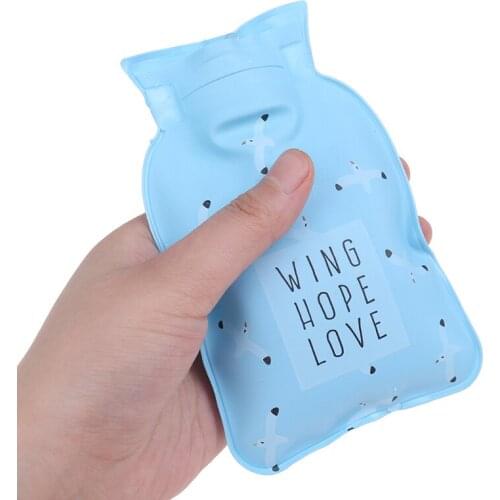 Mini Cartoon Hot Water Bag Container PVC Water-filled Type Warm Hand Treasure
