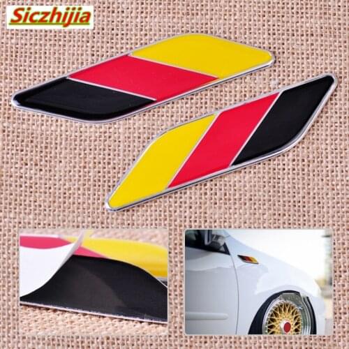 Car logo sticker France Germany UK flag sticker for Subaru Forester Outback Legacy Impreza XV BRZ