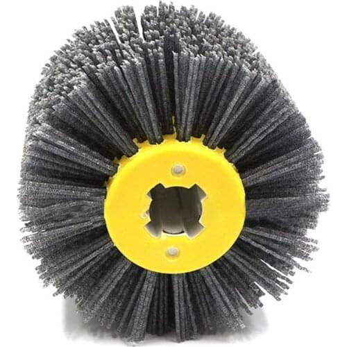 New P120 1 Pcs Nylon Abrasive Wire Dupont Drum Polishing Wheel Electric Brush For Woodworking Metalworking