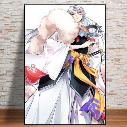 Poster Wall Artwork Modular Pictures Prints Japanese Anime TV Series Inuyasha Seshomaru Canvas Painting Home Decoration For Gift