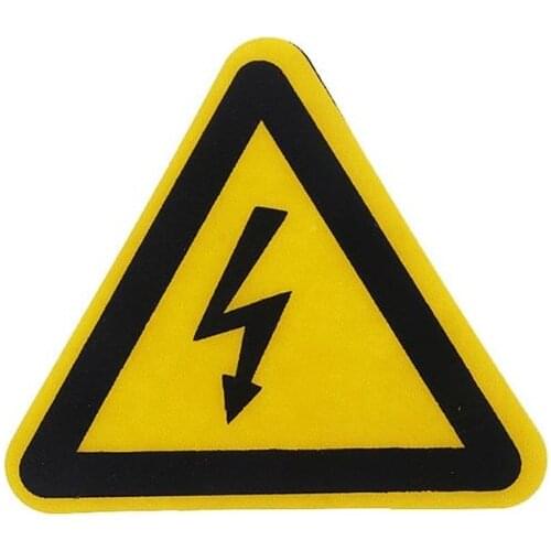 Warning Sticker Adhesive Labels Electrical Shock Hazard Danger Notice Safety 25mm 50mm 100cm PVC Waterproof