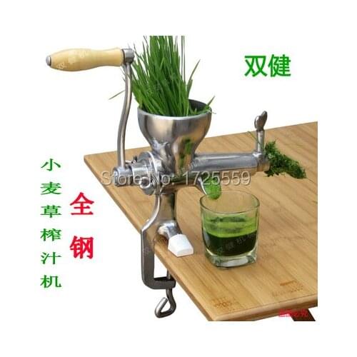 304 Stainless steel manual juicer wheatgrass juicer home use Vegetable fruit wheat juicers