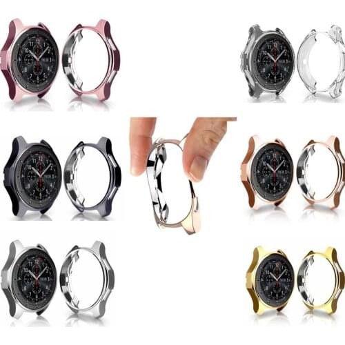 Protective Soft TPU Case Cover For Samsung Gear S3 Frontier galaxy watch 46mm 42mm Rubber Cover Protective Bumper Shell