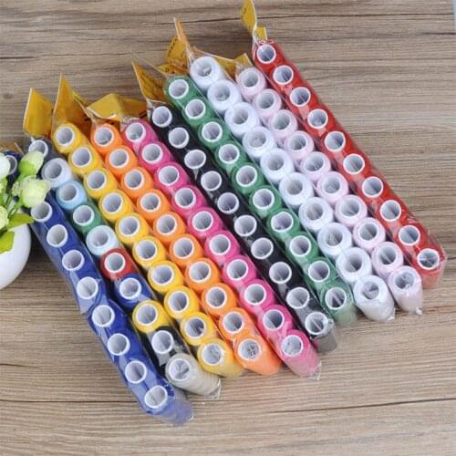 10pcs/set Hand Sewing Machine Parts Thread Sewing Embroidery Thread 200 Yards Sewing Craft Tool Handmade Home Supplies