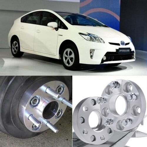 For Toyota Prius 2005+ Auto Wheel Spacer 4pcs 5X100 54.1CB 25mm Thick Hubcenteric Wheel Spacer Adapters High Quality
