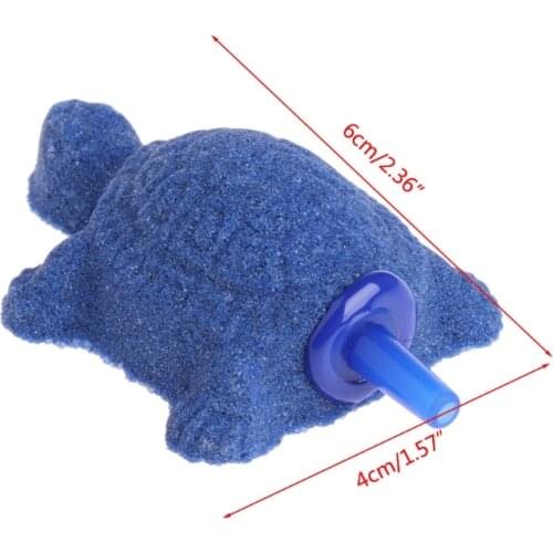 Turtle Aquarium Bubble Air Stone Diffuser Fish Tank Aerator Oxygen Pump Ornament Decor