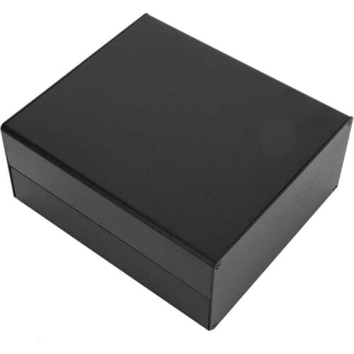Aluminum Enclosure Case PCB Junction Box Circuit Board Accessory Sand Black for GPRS Enclosure Case