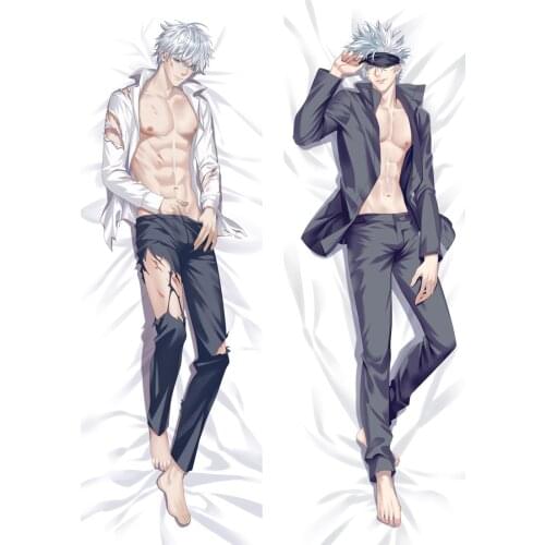 Anime Jujutsu Kaisen Gojo Satoru Dakimakura Hugging Body Pillow Case DIY Custom Throw Cushion Pillowcase Cover Otaku Gift