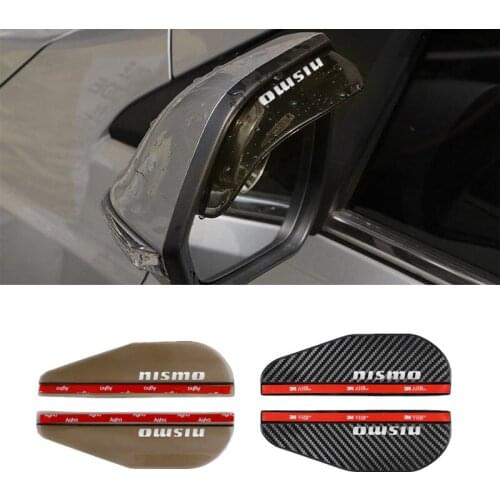 Car Rearview Mirror Rain Eyebrow Rain Shield Shade Protector Cover for Nissan Nismo X-trail Almera Qashqai Tiida Accessories