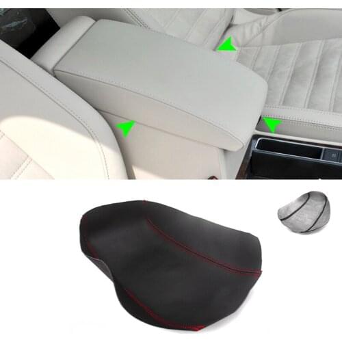 For VW Passat 2010 2011 2012 2013 2014 2015 Microfiber Leather Car Interior Center Control Armrest Box Cover Sticker Trim