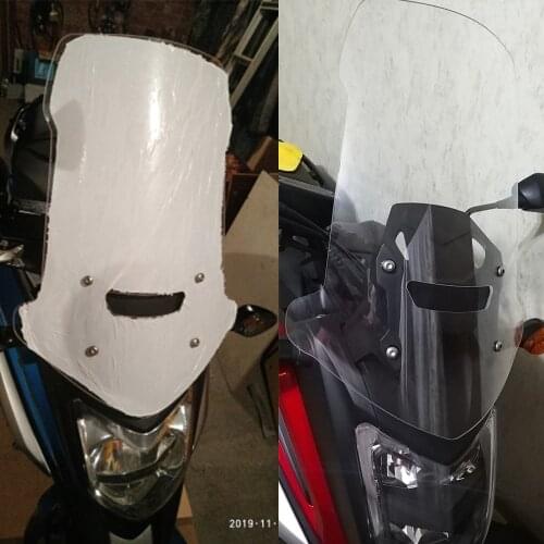 For Honda NC700X NC750X NC 750 700 X Windshield Windscreen Fairing Wind Deflectors Screen Baffle Extension Accessories 2016-2020