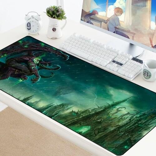 Gaming Mousepad Speed Locking Edge Large Natural Rubber Waterproof Game Desk Keyboad Mat for Dota Computer
