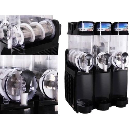 Commercial 3 Cylinder Snow Melting Machine High Efficiency Smoothie Cold Drink Machine 220V 110V