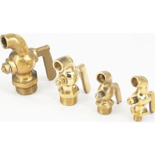 1/8" 1/4" 3/8" 1/2" BSP Male Bronze Brass Handle Faucet Petcock Tap 0-80 Celius Tea-furnace Water Boiler Insulation Barrel