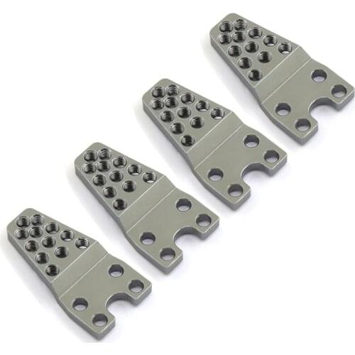 4PCS RC Car Metal Shock Absorber Tower Lift Lower Adjust Stand for 1/10 RC Crawler Axial SCX10 Upgrade Parts